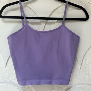 Free People Movement Strappy Tighten Up Tank Top Color Purple/Lavender Size XS/S